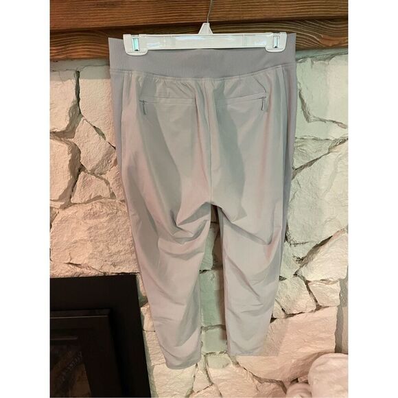 Athleta Womens grey Pull On Flat Front Mid-Rise Ankle Pants Size 2 - Picture 2 of 6